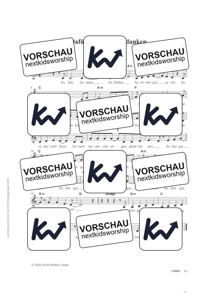 Cover Dafür kann ich dir danken
