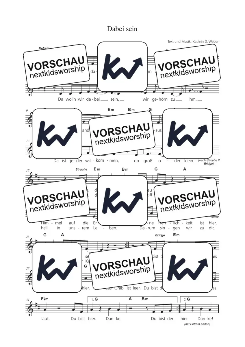 Cover Dabei sein